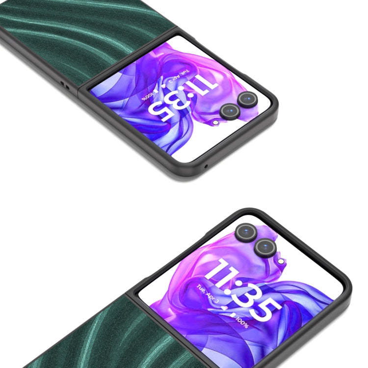 For Motorola Razr 50 Ultra Galactic Pattern Protective Phone Case(Green) - Motorola Cases by buy2fix | Online Shopping UK | buy2fix