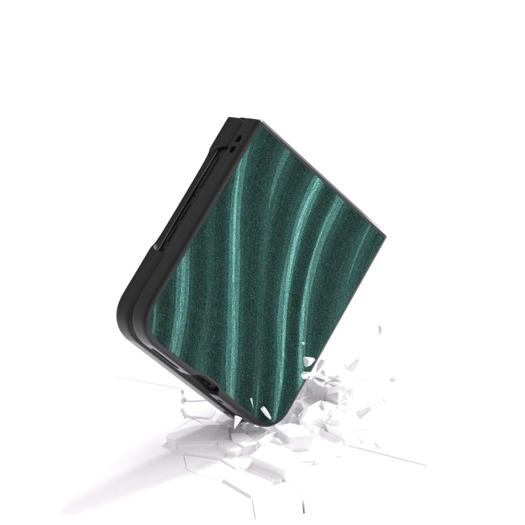 For Motorola Razr 50 Ultra Galactic Pattern Protective Phone Case(Green) - Motorola Cases by buy2fix | Online Shopping UK | buy2fix