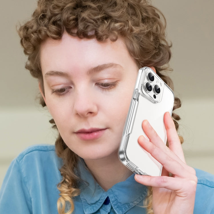 For iPhone 16 Pro Max Acrylic + TPU Transparent Full Coverage Phone Case by buy2fix