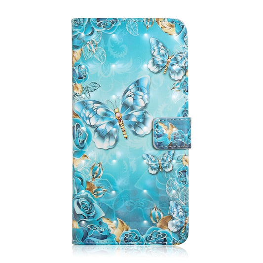 For Samsung Galaxy S25 Ultra 5G Oil Embossed 3D Drawing Leather Phone Case(Blue Butterflies) by buy2fix