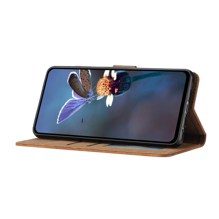 For Samsung Galaxy S25+ 5G Seven Butterflies Embossed Leather Phone Case(Brown) - Galaxy S25+ 5G Cases by buy2fix | Online Shopping UK | buy2fix