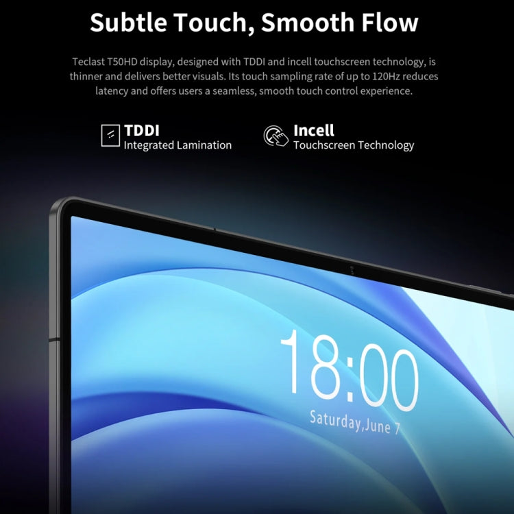 Teclast T50HD Tablet PC 11 inch, 6GB+256GB, Android 14 Unisoc T606 Octa Core, 4G LTE Dual SIM - TECLAST by TECLAST | Online Shopping UK | buy2fix