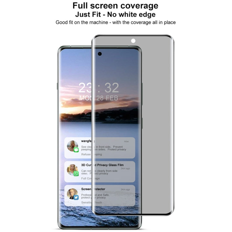For OnePlus 13 imak 3D Curved HD Full Screen Anti-spy Tempered Glass Protective Film - OnePlus Tempered Glass by imak | Online Shopping UK | buy2fix