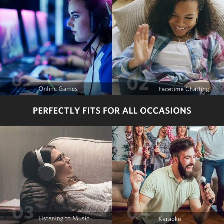 3.5mm Male to Dual 3.5mm Audio + Microphone 2 in 1 Audio Adapter Cable, Length:1m(Green) by imak