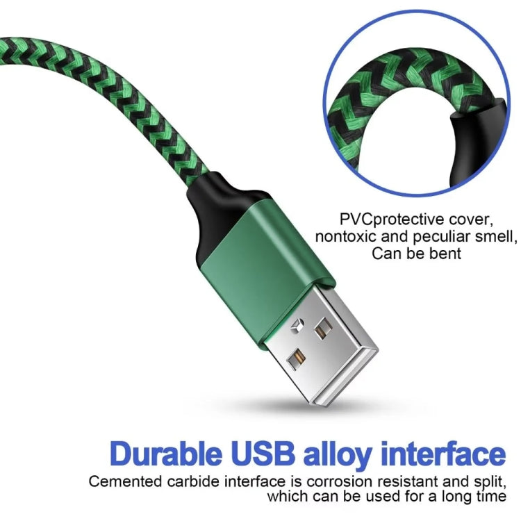 USB-A to Dual 3.5mm Integrated Style Audio Adapter Cable, Length:1m(Green) - Video & Audio Cable by buy2fix | Online Shopping UK | buy2fix