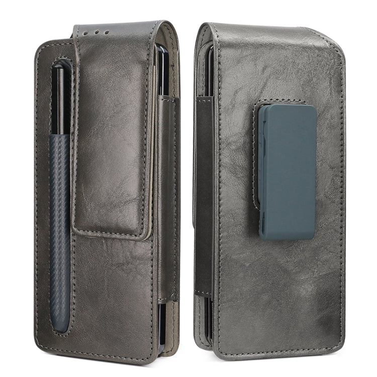 For Samsung Galaxy Z Fold 3 / 4 / 5 / 6 VIETAO Retro Thinking Series PU Shockproof Phone Bag, Without Pen(Green) - Galaxy Z Fold5 Cases by VIETAO | Online Shopping UK | buy2fix