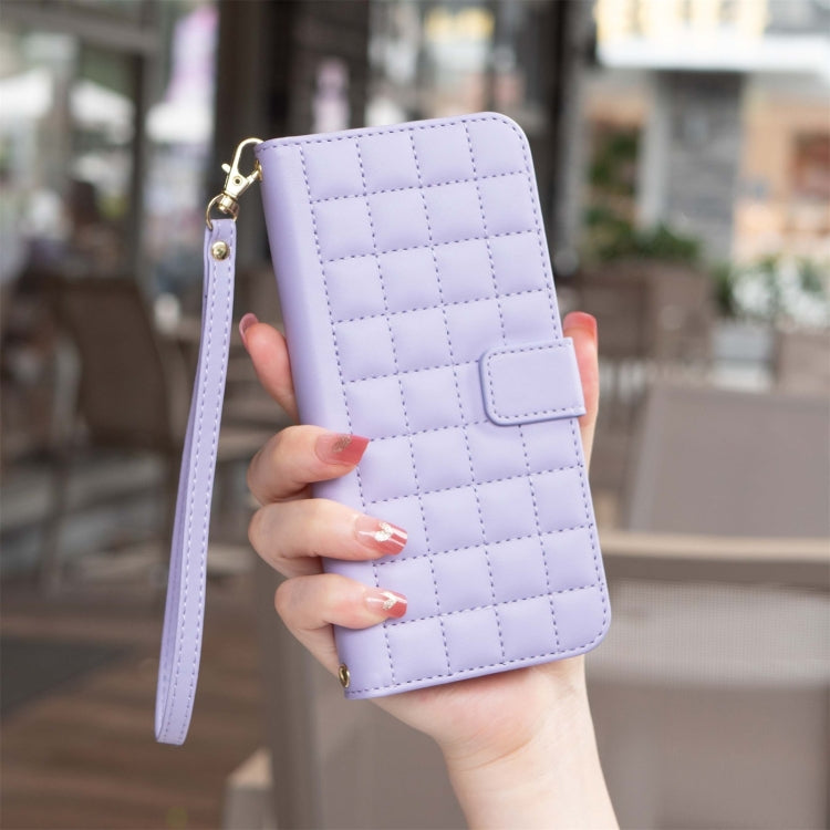 For Tecno Spark Go 2024 / 20C / Pop 8 Square Texture Leather Phone Case(Purple) by buy2fix
