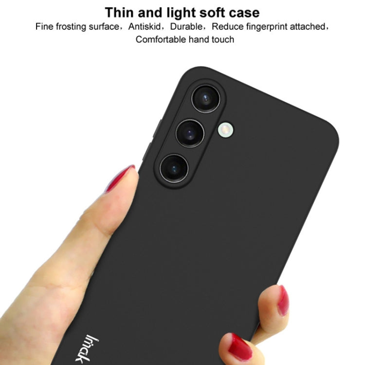 For Samsung Galaxy S24 FE 5G imak UC-3 Series Shockproof Frosted TPU Phone Case(Black) - Galaxy S24 FE 5G Cases by imak | Online Shopping UK | buy2fix