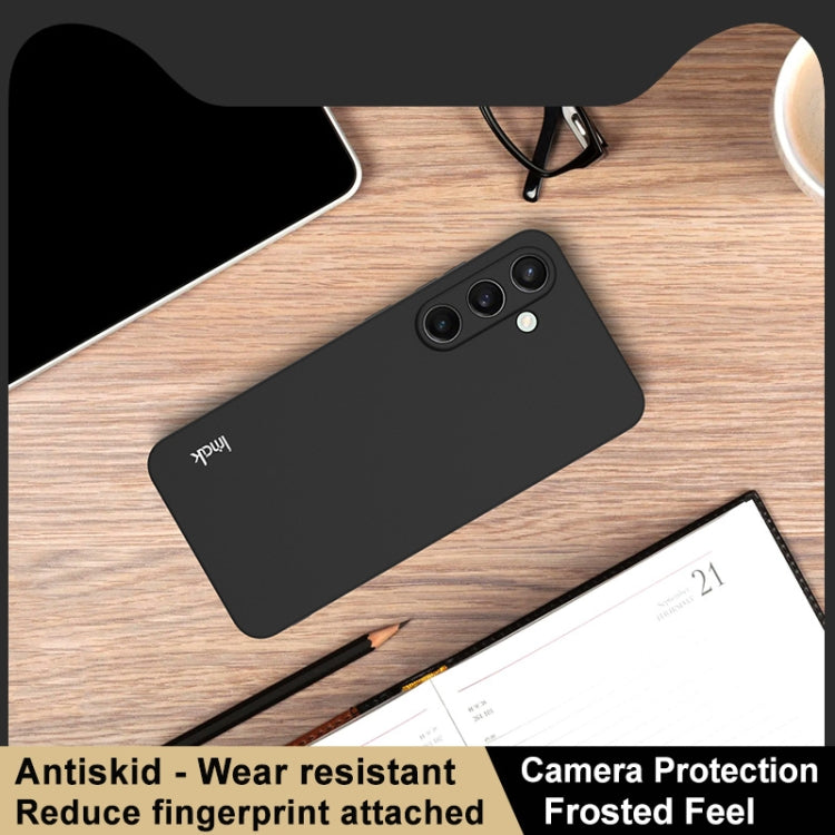 For Samsung Galaxy S24 FE 5G imak UC-3 Series Shockproof Frosted TPU Phone Case(Black) - Galaxy S24 FE 5G Cases by imak | Online Shopping UK | buy2fix