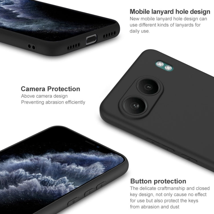 For OnePlus Nord 4 IMAK UC-3 Series Shockproof Frosted TPU Phone Case(Black) - Nord 4 Cases by imak | Online Shopping UK | buy2fix