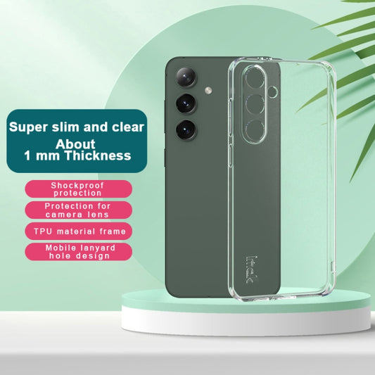 For Samsung Galaxy S24 FE 5G imak UX-5 Series Super Slim Transparent Shockproof TPU Protective Case(Transparent) by imak