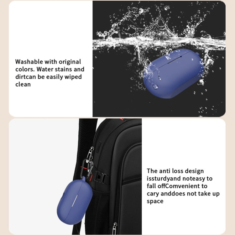 For Beats Solo Buds Wireless Earphones Silicone Protective Case with Hole(Sky Blue) by buy2fix
