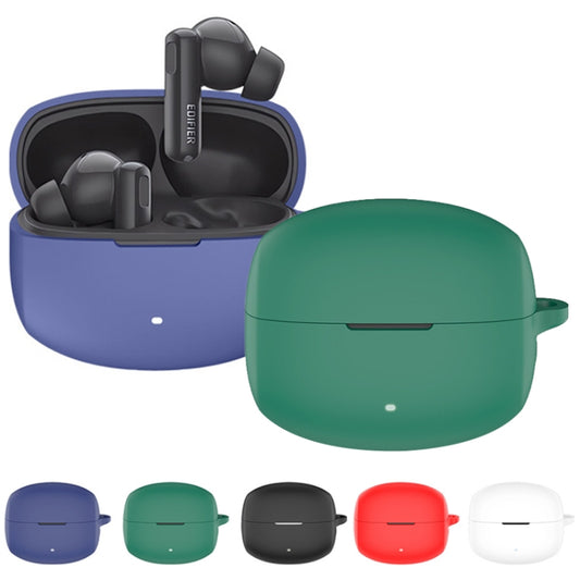 For EDIFIER Lolli Pro 3 Wireless Earphones Silicone Protective Case(Dark Green) by buy2fix