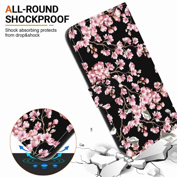 For Samsung Galaxy S25 Ultra 5G Crystal Texture Colored Drawing Leather Phone Case(Plum Bossom) by buy2fix
