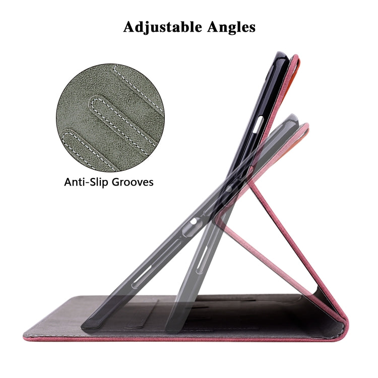 For Huawei MatePad SE 11 2024 Tiger Pattern Flip Leather Tablet Case(Red) by buy2fix