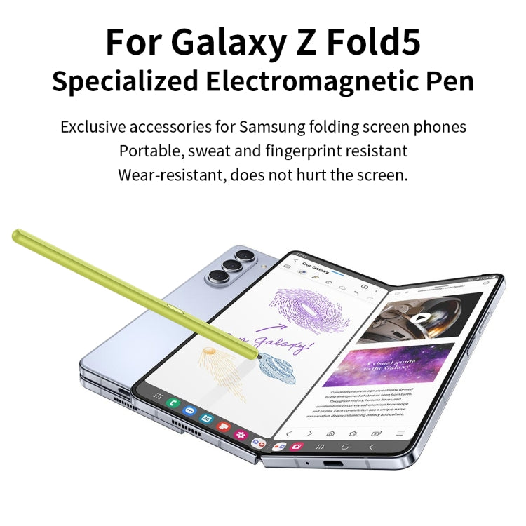 For Samsung Galaxy Z Fold5 Special Electromagnetic Stylus Pen(Green) - Stylus Pen by buy2fix | Online Shopping UK | buy2fix