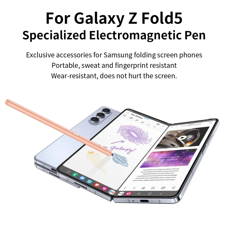 For Samsung Galaxy Z Fold5 Special Electromagnetic Stylus Pen(Pink) - Stylus Pen by buy2fix | Online Shopping UK | buy2fix