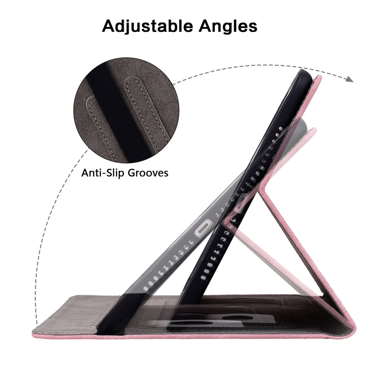 For Huawei MatePad SE 11 2024 Butterfly Rose Embossed Leather Tablet Case(Pink) by buy2fix