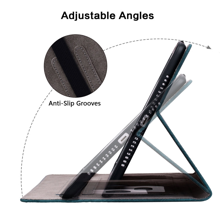 For Huawei MatePad SE 11 2024 Butterfly Rose Embossed Leather Tablet Case(Dark Blue) by buy2fix