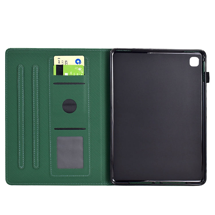 For iPad 10.2 2020 / 2019 Solid Color Fiber Texture Smart Tablet Leather Case(Green) - iPad 10.2 Cases by buy2fix | Online Shopping UK | buy2fix