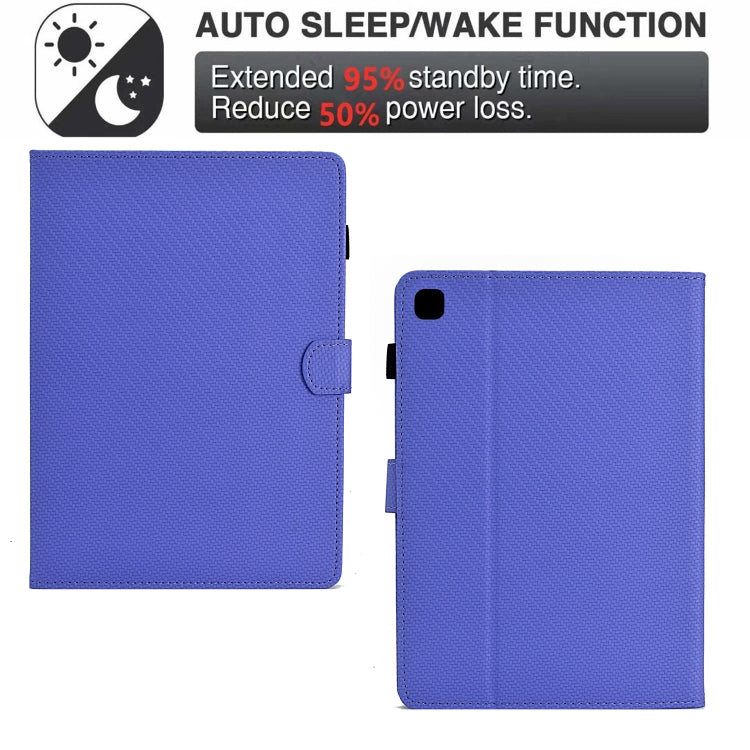 For iPad 10.2 2020 / 2019 Solid Color Fiber Texture Smart Tablet Leather Case(Purple) - iPad 10.2 Cases by buy2fix | Online Shopping UK | buy2fix