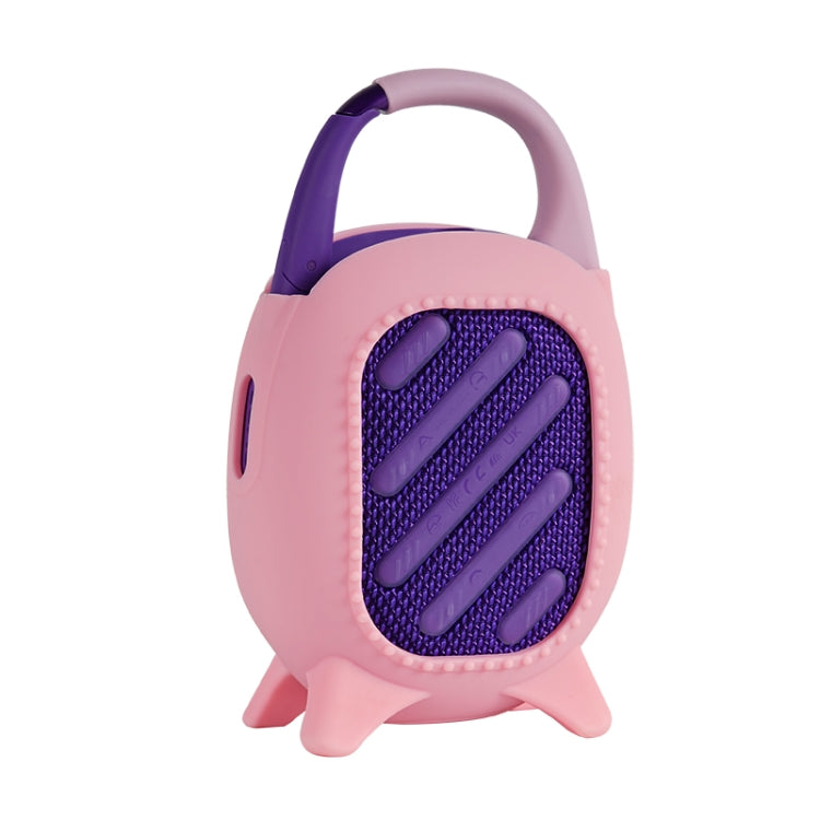 For JBL Clip 5 Portable Speaker Soft Silicone Protective Case(Pink) - Protective Case by buy2fix | Online Shopping UK | buy2fix
