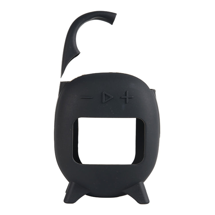 For JBL Clip 5 Portable Speaker Soft Silicone Protective Case(Black) - Protective Case by buy2fix | Online Shopping UK | buy2fix