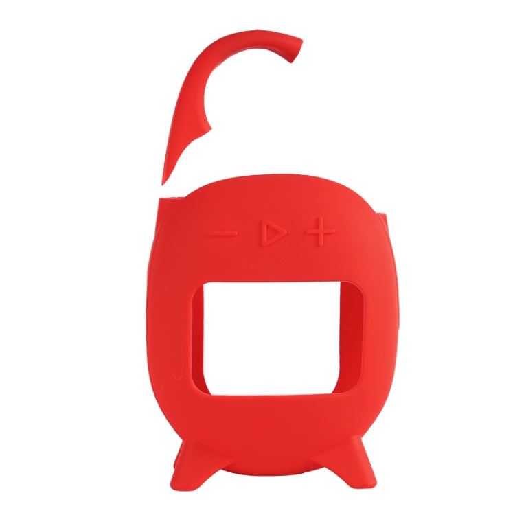 For JBL Clip 5 Portable Speaker Soft Silicone Protective Case(Red) - Protective Case by buy2fix | Online Shopping UK | buy2fix