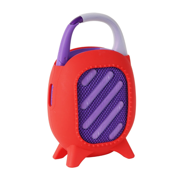 For JBL Clip 5 Portable Speaker Soft Silicone Protective Case(Red) - Protective Case by buy2fix | Online Shopping UK | buy2fix