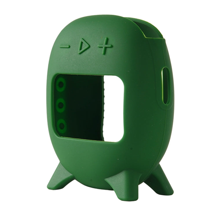 For JBL Clip 5 Portable Speaker Soft Silicone Protective Case(Green) - Protective Case by buy2fix | Online Shopping UK | buy2fix