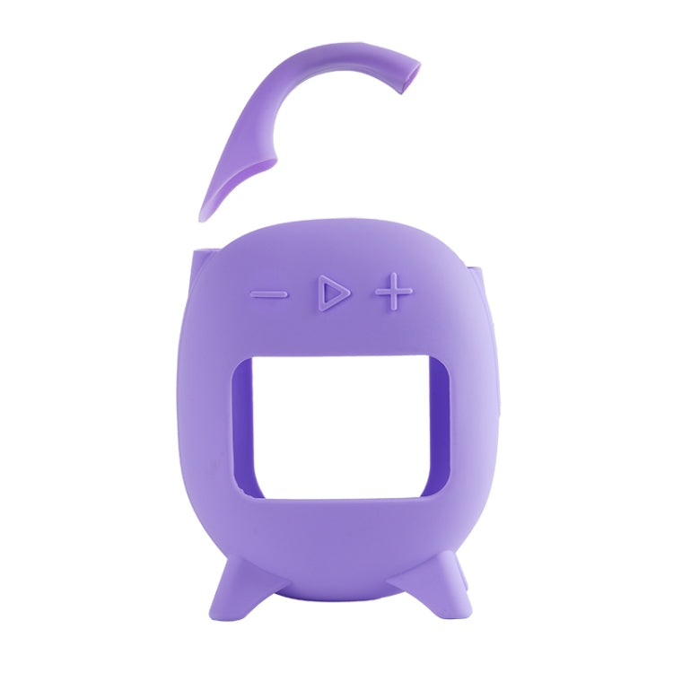 For JBL Clip 5 Portable Speaker Soft Silicone Protective Case(Purple) - Protective Case by buy2fix | Online Shopping UK | buy2fix