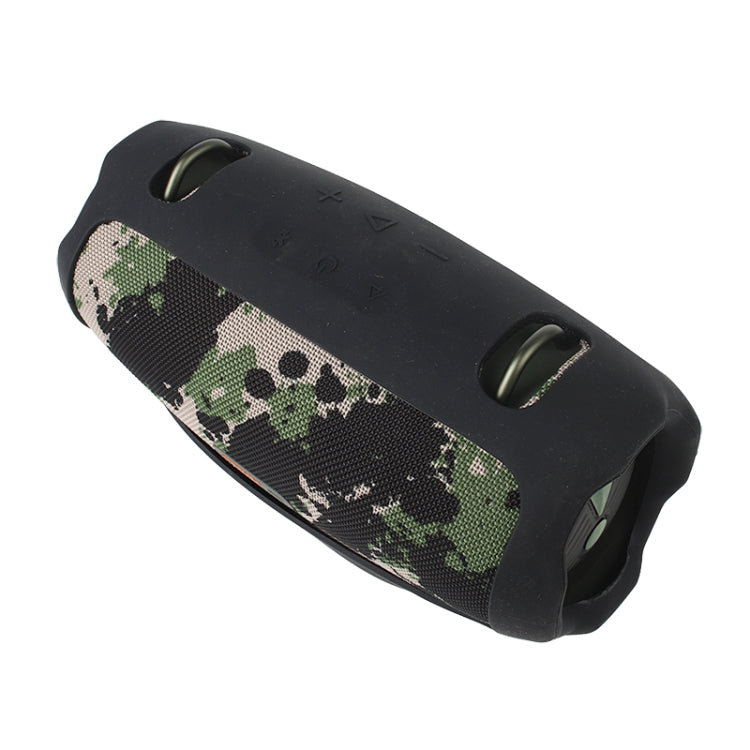 For JBL Xtreme 4 Bluetooth Speaker Soft Silicone Protective Cover Storage Case(Black) - Protective Case by buy2fix | Online Shopping UK | buy2fix