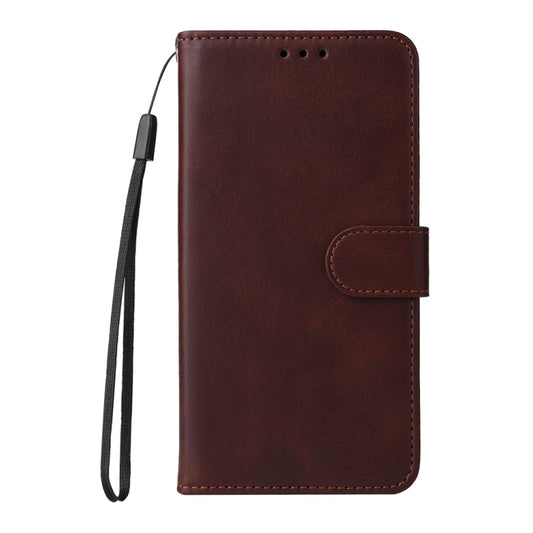 For Samsung Galaxy S25 Ultra 5G Classic Calf Texture Flip Leather Phone Case(Brown) by buy2fix