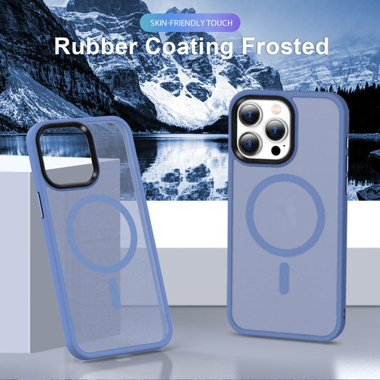 For iPhone 13 MagSafe Magnetic Skin Feel Frosted Phone Case(Light Blue) by buy2fix