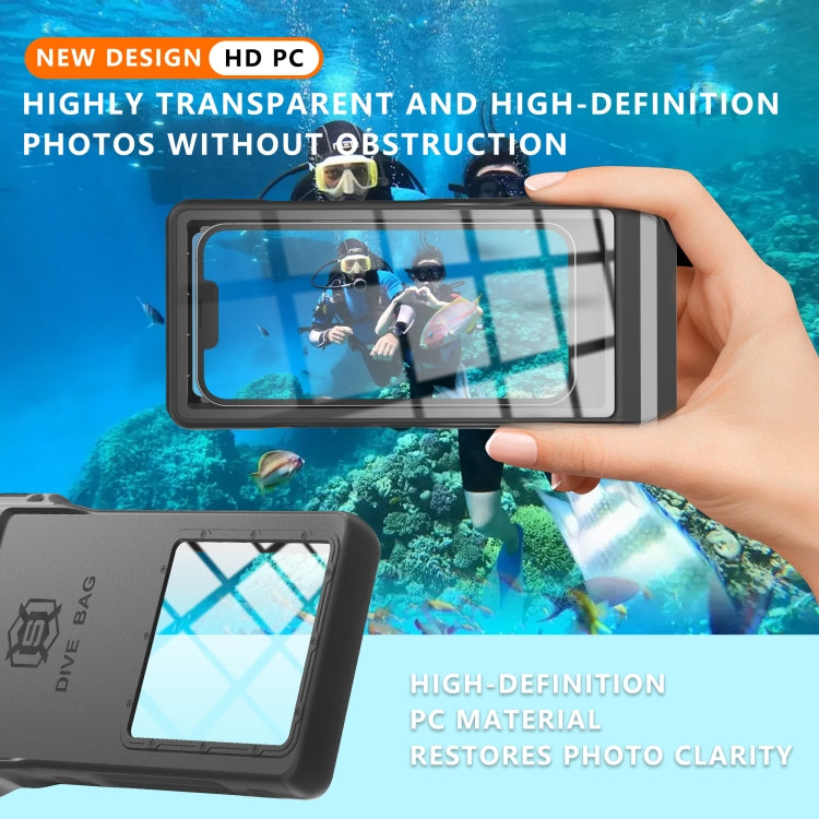 RedPepper 15m Depth Waterproof Phone Diving Pouch with Suction Cup(Black) - Waterproof Bag by RedPepper | Online Shopping UK | buy2fix