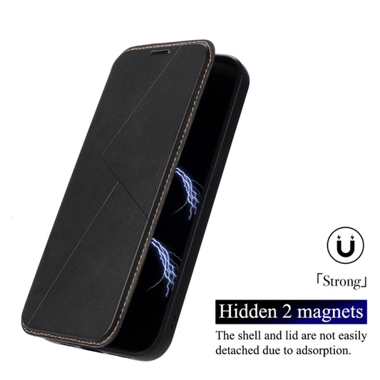 For iPhone 13 Pro Magnetic Armor Series RFID Card Slots Leather Phone Case(Green) by buy2fix