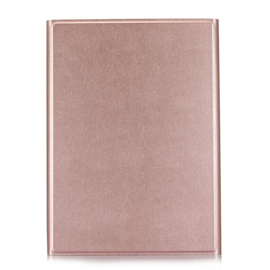 A500 For Samsung Galaxy Tab A7 T500/T505 10.4 inch 2020 Detachable Bluetooth Keyboard Ultrathin Horizontal Flip Leather Tablet Case with Holder & Elastic Band(Rose Gold) by buy2fix