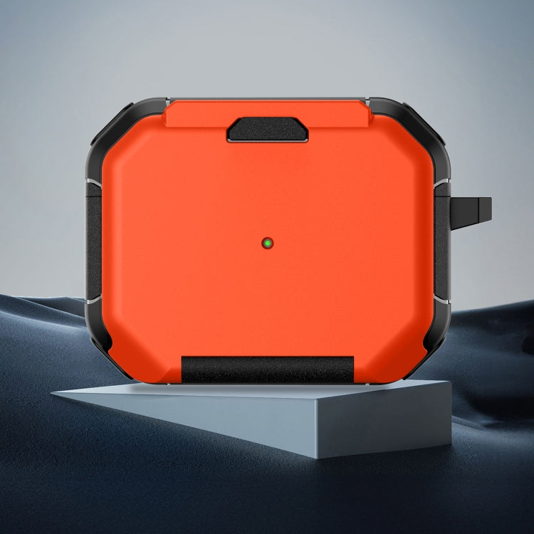 For AirPods Pro Phone Holder Design Earbuds Box Protective Case(Orange) - For AirPods Pro by buy2fix | Online Shopping UK | buy2fix