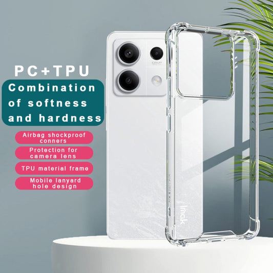 For Xiaomi POCO X6 5G IMAK Space Shield PC + TPU Airbag Shockproof Phone Case(Transparent) by imak