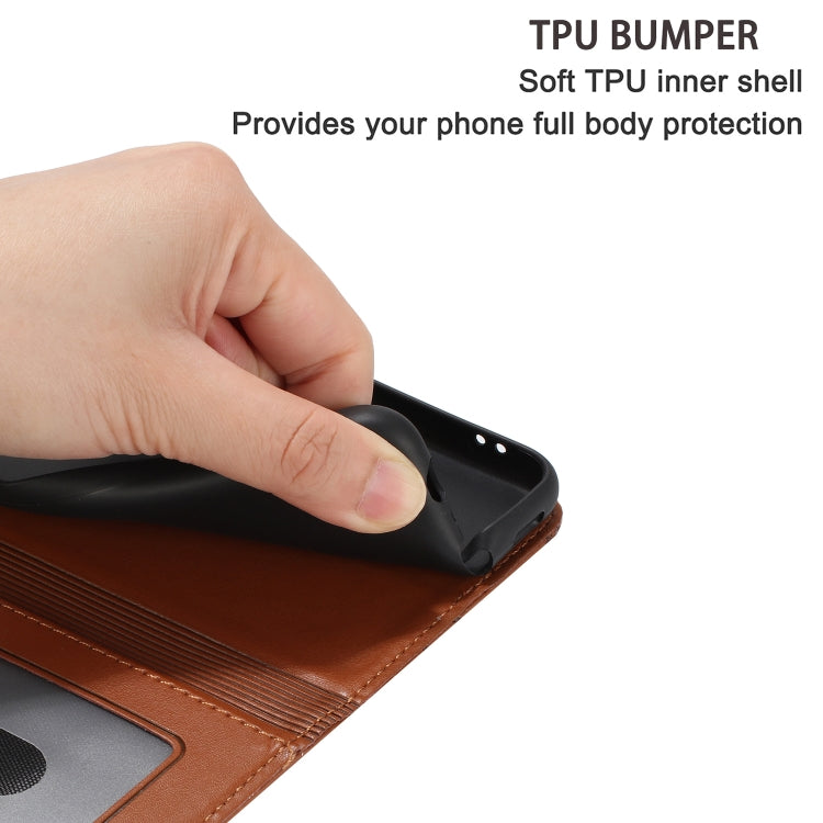 For Samsung Galaxy S25+ 5G Cat Embossing Pattern Leather Phone Case with Lanyard(Brown) by buy2fix