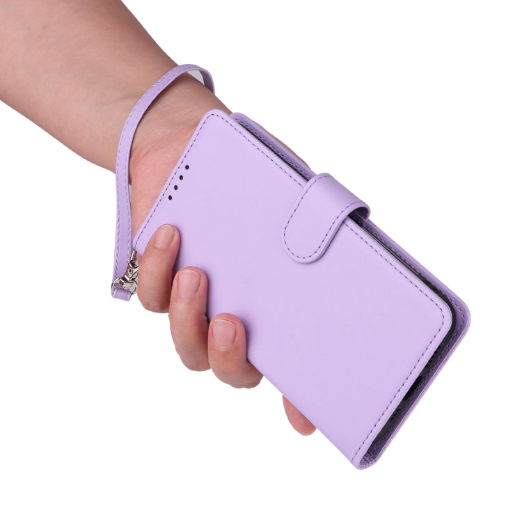 For Honor Magic6 Lite 5G BETOPNICE BN-005 2 in 1 Detachable Imitate Genuine Leather Phone Case(Light Purple) by BETOPNICE