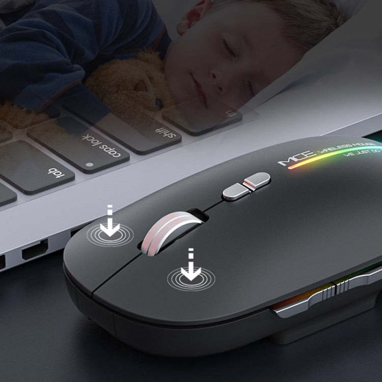 iMICE G901 Bluetooth Dual Mode 7-Button Silent Wireless Gaming Mouse(Black) by iMICE