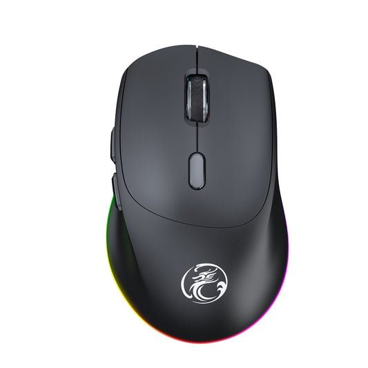 iMICE G905 Bluetooth Dual Mode 6-Key Silent Wireless Gaming Mouse(Black) by iMICE