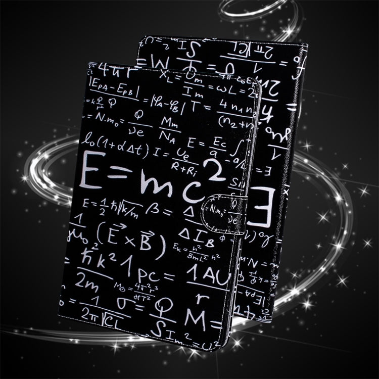 For Samsung Galaxy Tab S7 T870 (2020) 3D Colored Drawing Horizontal Flip Leather Case with Holder & Card Slot & Wallet(Formula) by buy2fix