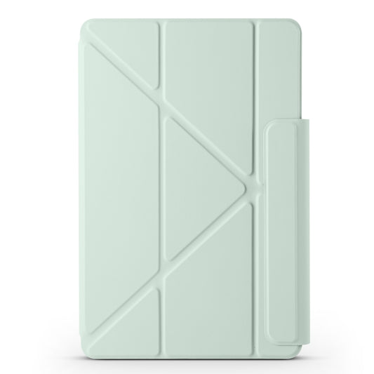 For Huawei MatePad Pro 11 2024 / 2022 Fixed Buckle Magnetic Deformation Leather Tablet Case(Baby Green) by buy2fix