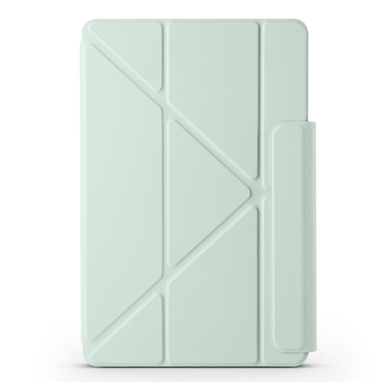 For Huawei MatePad Pro 13.2 2023 Fixed Buckle Magnetic Deformation Leather Tablet Case(Baby Green) - Huawei by buy2fix | Online Shopping UK | buy2fix