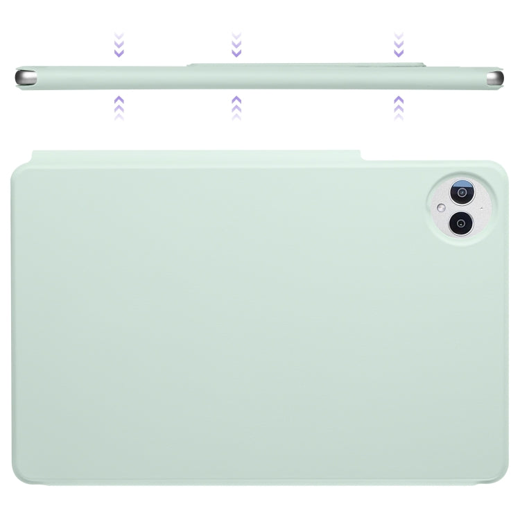 For Huawei MatePad Pro 13.2 2023 Fixed Buckle Magnetic Deformation Leather Tablet Case(Baby Green) - Huawei by buy2fix | Online Shopping UK | buy2fix