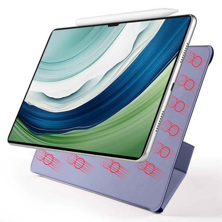 For Huawei MatePad Pro 13.2 2023 Fixed Buckle Magnetic Deformation Leather Tablet Case(Lavender Purple) - Huawei by buy2fix | Online Shopping UK | buy2fix