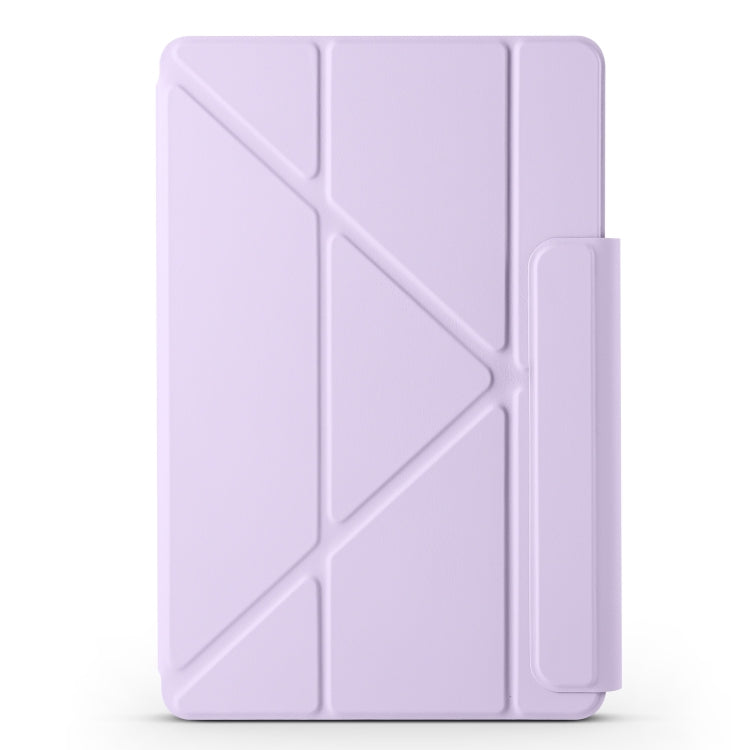 For Huawei MatePad Pro 12.2 2024 Fixed Buckle Magnetic Deformation Leather Tablet Case(Purple) - Huawei by buy2fix | Online Shopping UK | buy2fix