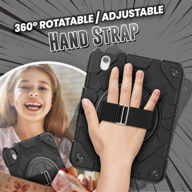 For iPad Air 11 2025 / 2024 Spider Hand Grip Turntable Stand Tablet Case(Black) - iPad Air 11 2025 / 2024 Cases by buy2fix | Online Shopping UK | buy2fix